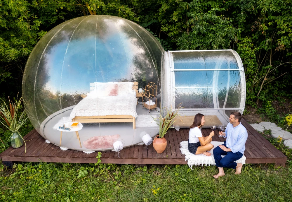 under the stars bubble tent